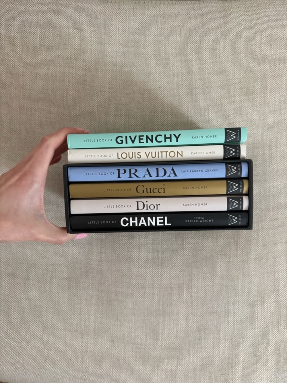 Decorative fashion book set - little book of style